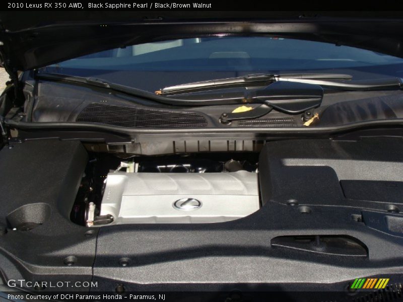 Black Sapphire Pearl / Black/Brown Walnut 2010 Lexus RX 350 AWD