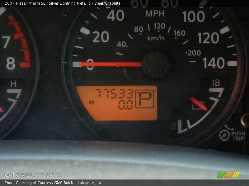 Silver Lightning Metallic / Steel/Graphite 2007 Nissan Xterra SE