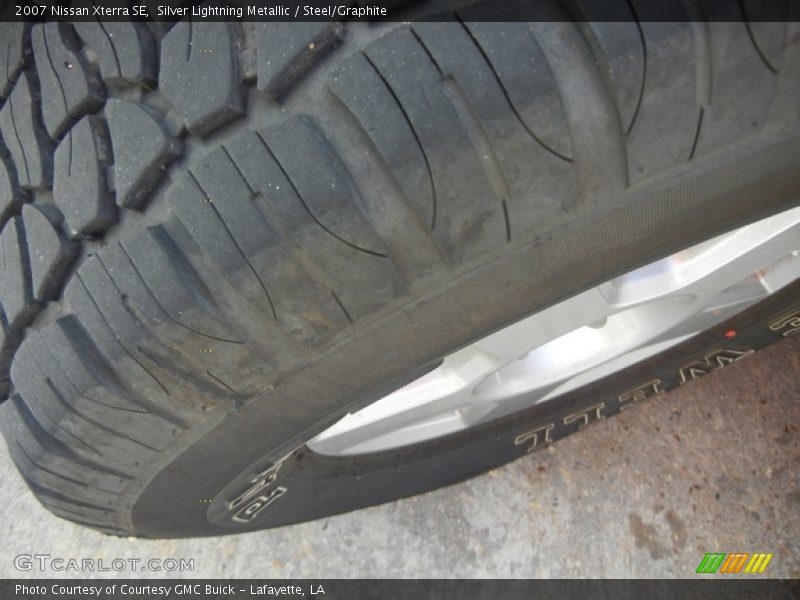 Silver Lightning Metallic / Steel/Graphite 2007 Nissan Xterra SE