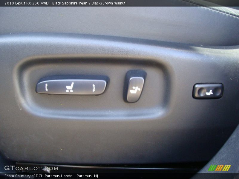 Black Sapphire Pearl / Black/Brown Walnut 2010 Lexus RX 350 AWD
