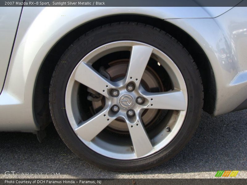 Sunlight Silver Metallic / Black 2007 Mazda RX-8 Sport