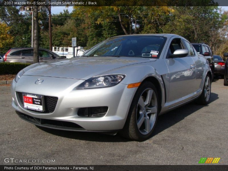 Sunlight Silver Metallic / Black 2007 Mazda RX-8 Sport