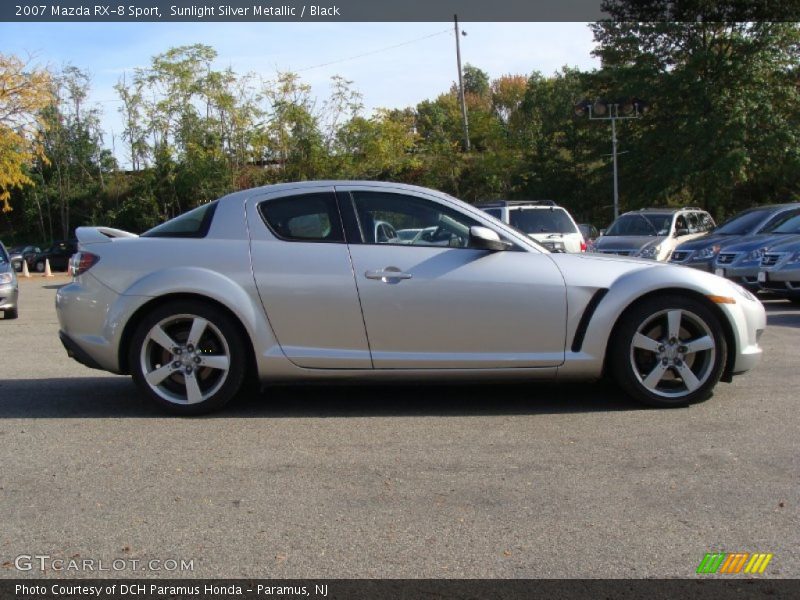 Sunlight Silver Metallic / Black 2007 Mazda RX-8 Sport