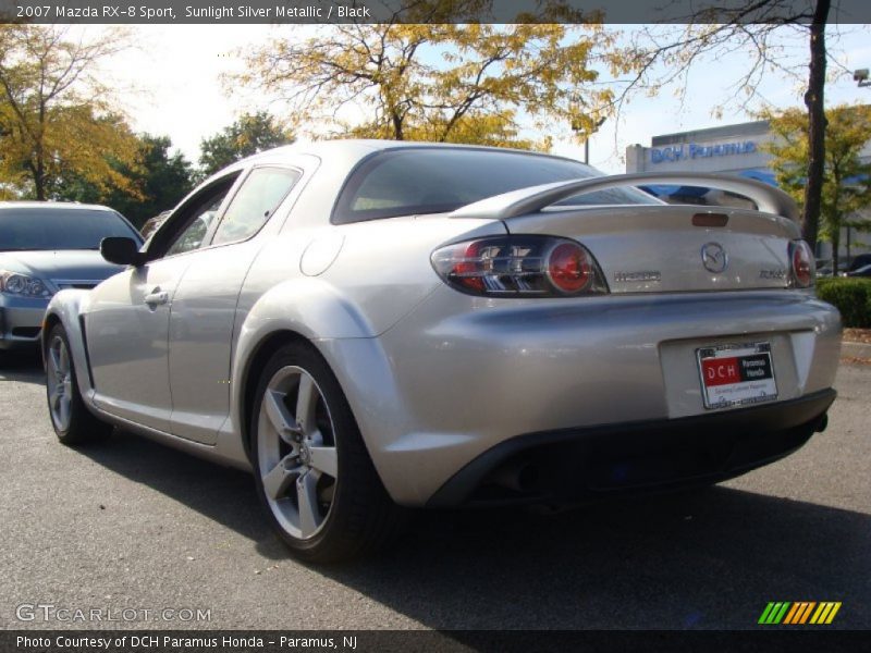 Sunlight Silver Metallic / Black 2007 Mazda RX-8 Sport