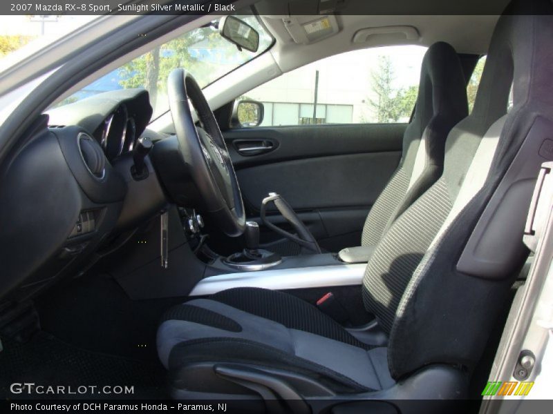 Sunlight Silver Metallic / Black 2007 Mazda RX-8 Sport