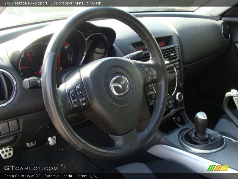 Sunlight Silver Metallic / Black 2007 Mazda RX-8 Sport