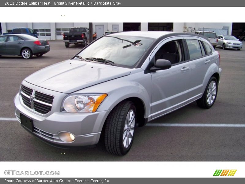 Bright Silver Metallic / Dark Slate Gray 2011 Dodge Caliber Heat
