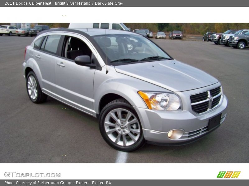 Bright Silver Metallic / Dark Slate Gray 2011 Dodge Caliber Heat