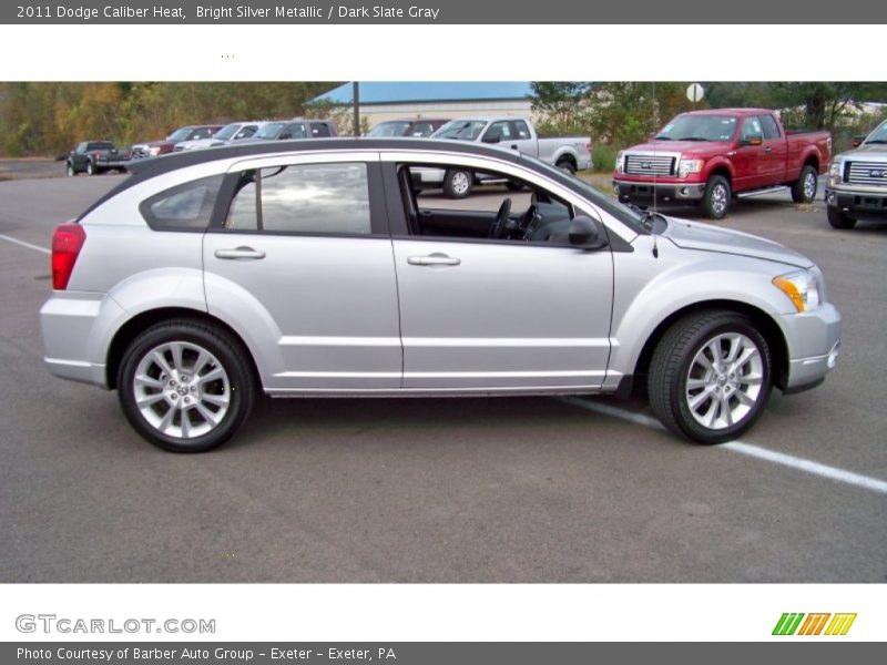 Bright Silver Metallic / Dark Slate Gray 2011 Dodge Caliber Heat