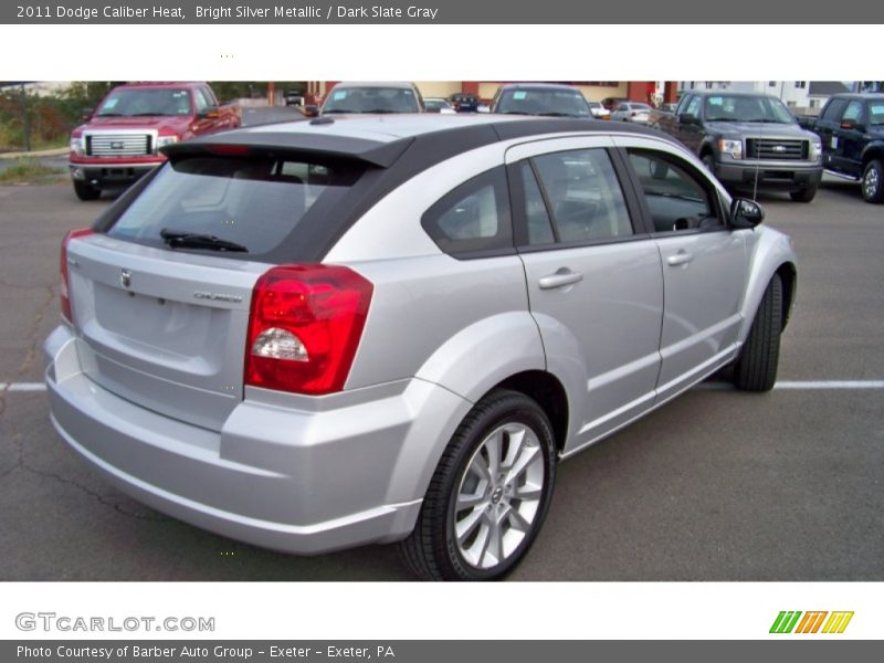 Bright Silver Metallic / Dark Slate Gray 2011 Dodge Caliber Heat
