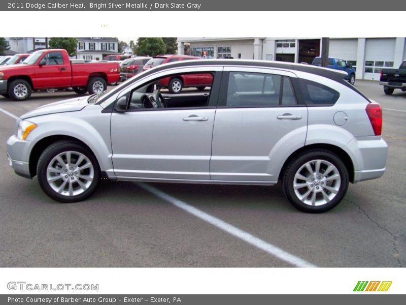 Bright Silver Metallic / Dark Slate Gray 2011 Dodge Caliber Heat