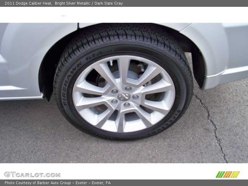 Bright Silver Metallic / Dark Slate Gray 2011 Dodge Caliber Heat