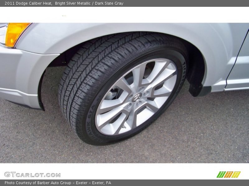 Bright Silver Metallic / Dark Slate Gray 2011 Dodge Caliber Heat
