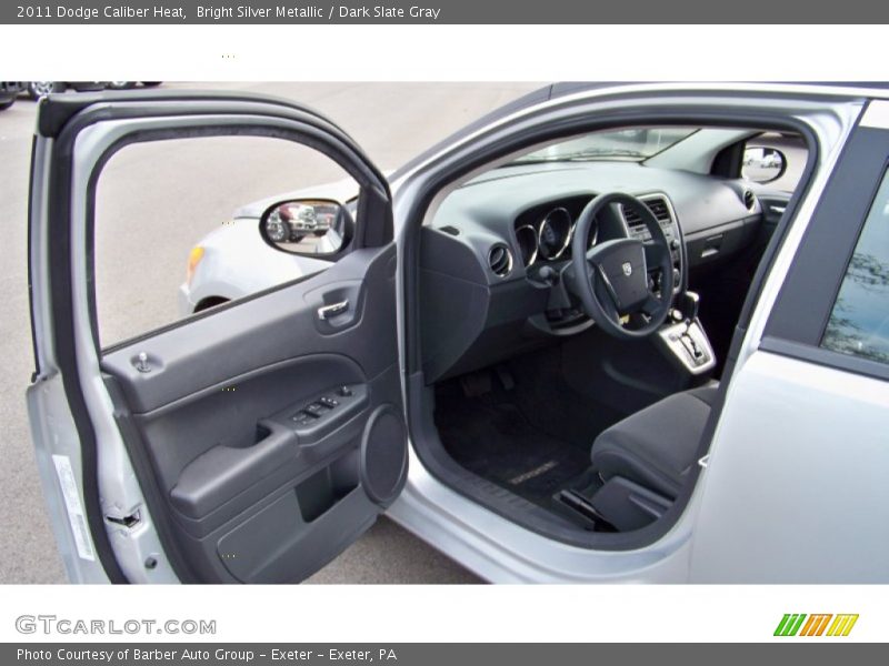 Bright Silver Metallic / Dark Slate Gray 2011 Dodge Caliber Heat