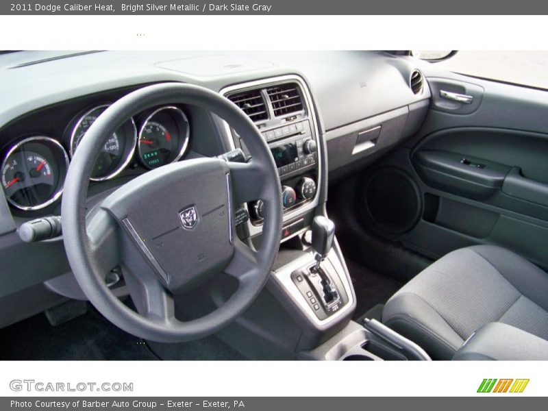 Bright Silver Metallic / Dark Slate Gray 2011 Dodge Caliber Heat