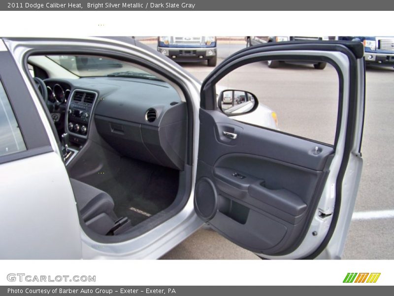 Bright Silver Metallic / Dark Slate Gray 2011 Dodge Caliber Heat