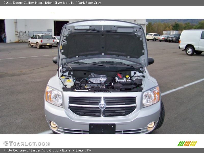 Bright Silver Metallic / Dark Slate Gray 2011 Dodge Caliber Heat