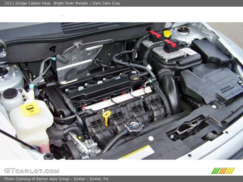 Bright Silver Metallic / Dark Slate Gray 2011 Dodge Caliber Heat