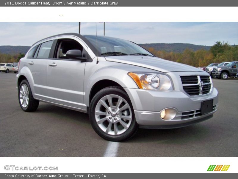 Bright Silver Metallic / Dark Slate Gray 2011 Dodge Caliber Heat