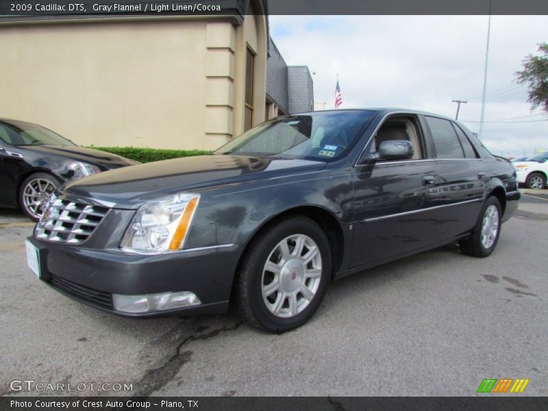 Gray Flannel / Light Linen/Cocoa 2009 Cadillac DTS