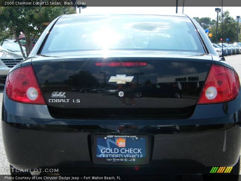 Black / Gray 2006 Chevrolet Cobalt LS Sedan