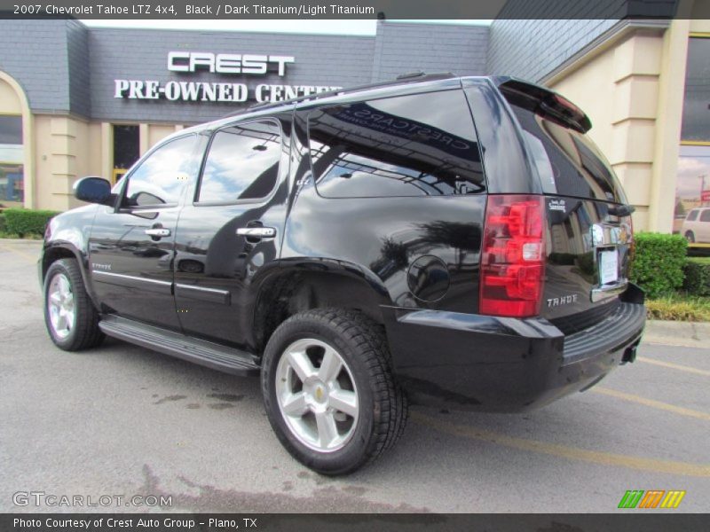 Black / Dark Titanium/Light Titanium 2007 Chevrolet Tahoe LTZ 4x4