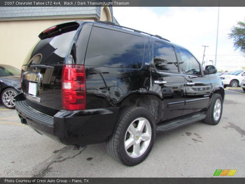 Black / Dark Titanium/Light Titanium 2007 Chevrolet Tahoe LTZ 4x4