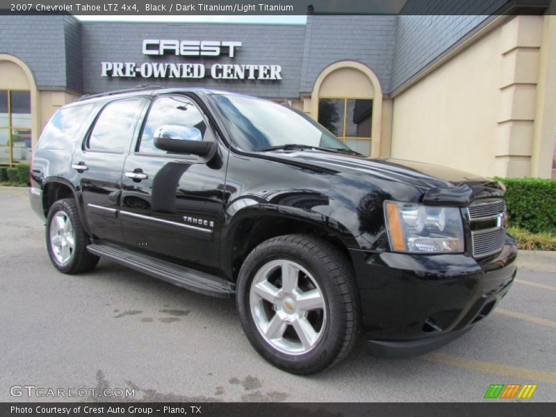 Black / Dark Titanium/Light Titanium 2007 Chevrolet Tahoe LTZ 4x4