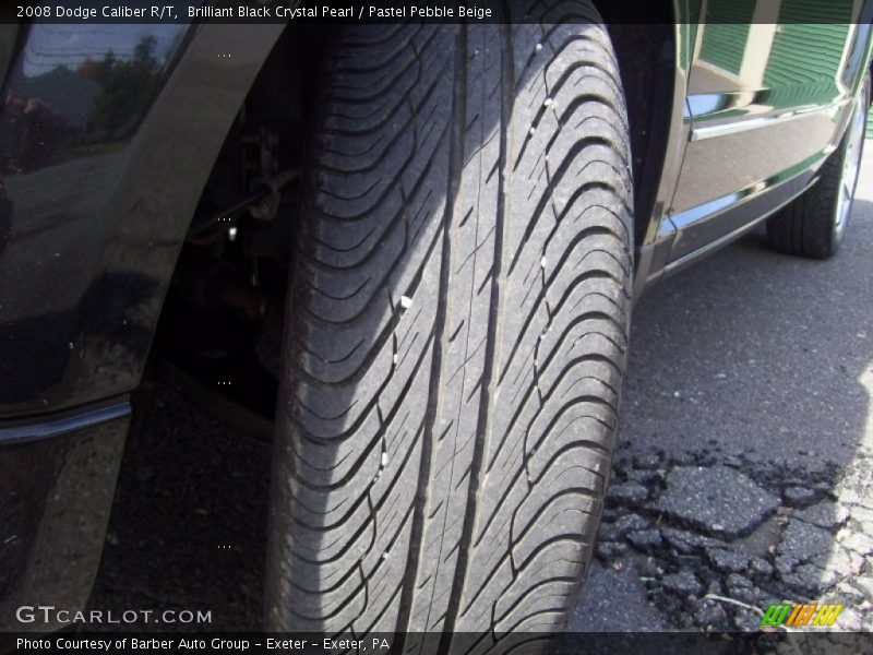 Brilliant Black Crystal Pearl / Pastel Pebble Beige 2008 Dodge Caliber R/T