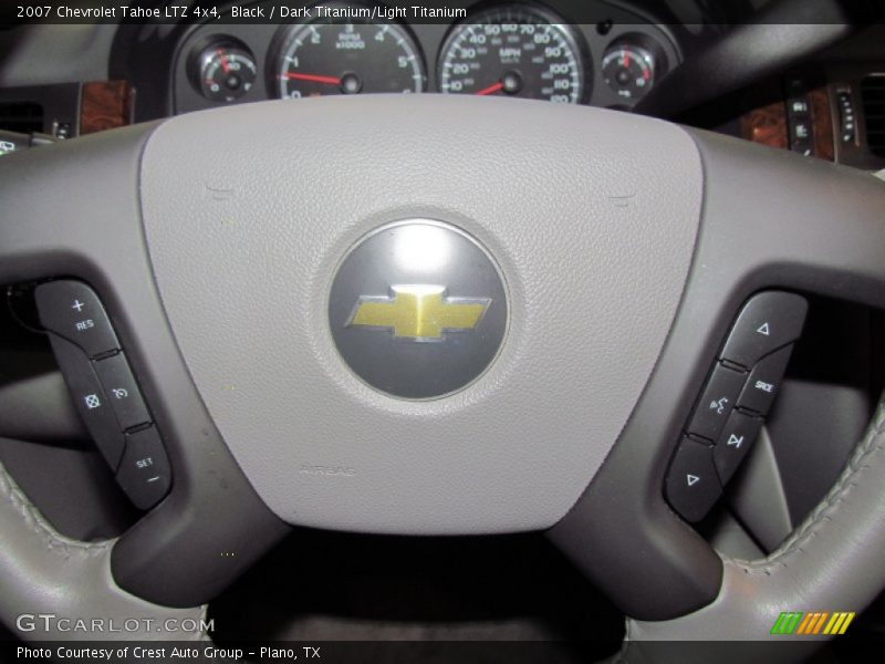 Black / Dark Titanium/Light Titanium 2007 Chevrolet Tahoe LTZ 4x4