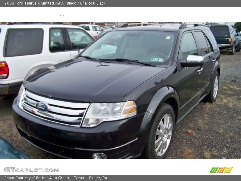 Black / Charcoal Black 2008 Ford Taurus X Limited AWD