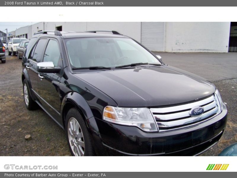 Black / Charcoal Black 2008 Ford Taurus X Limited AWD