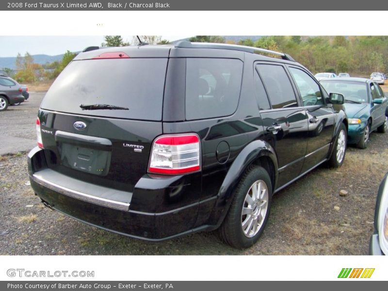 Black / Charcoal Black 2008 Ford Taurus X Limited AWD