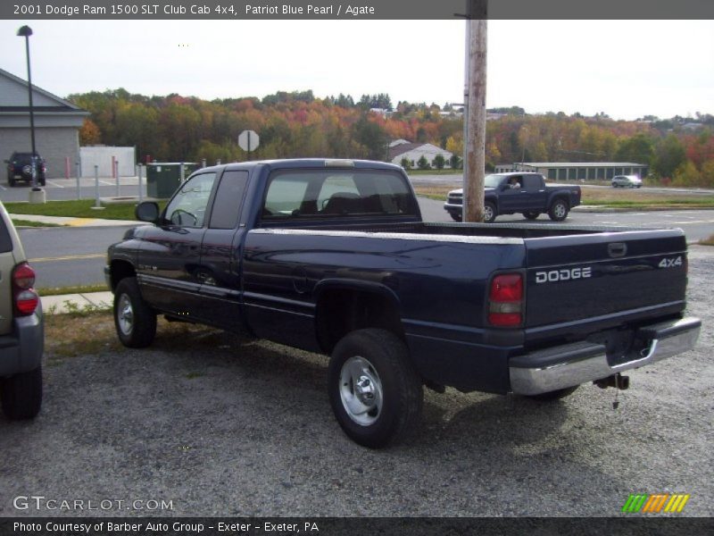 Patriot Blue Pearl / Agate 2001 Dodge Ram 1500 SLT Club Cab 4x4