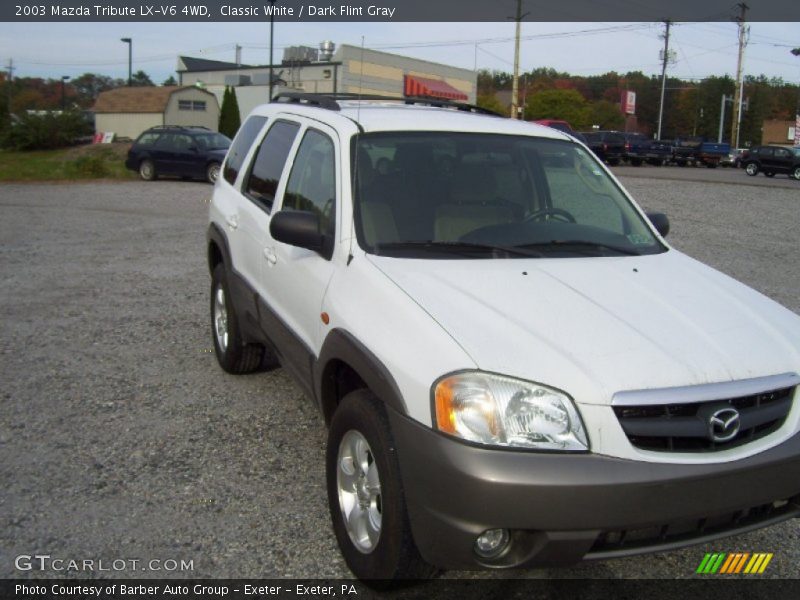 Classic White / Dark Flint Gray 2003 Mazda Tribute LX-V6 4WD