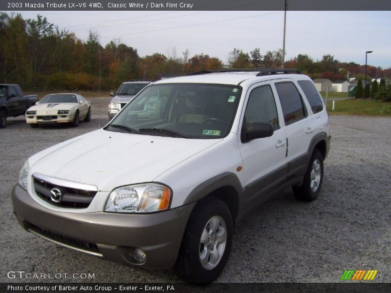 Classic White / Dark Flint Gray 2003 Mazda Tribute LX-V6 4WD