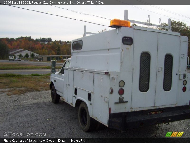 Oxford White / Grey 1996 Ford F350 XL Regular Cab Commercial Utility