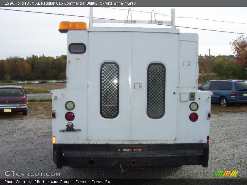 Oxford White / Grey 1996 Ford F350 XL Regular Cab Commercial Utility