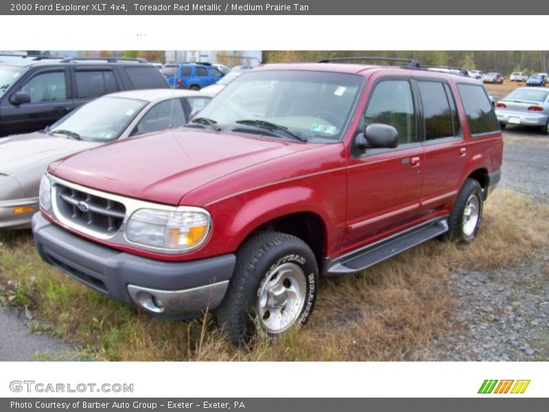 Toreador Red Metallic / Medium Prairie Tan 2000 Ford Explorer XLT 4x4
