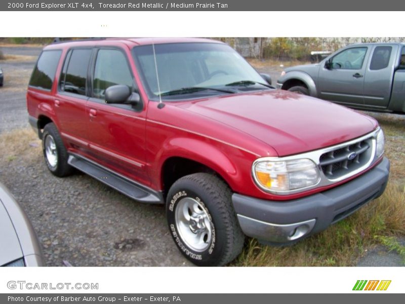 Toreador Red Metallic / Medium Prairie Tan 2000 Ford Explorer XLT 4x4