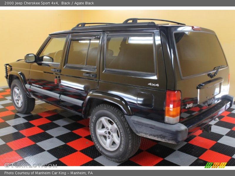 Black / Agate Black 2000 Jeep Cherokee Sport 4x4