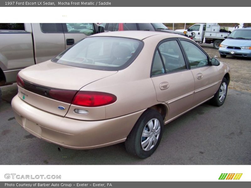 Mocha Frost Metallic / Saddle 1997 Ford Escort LX Sedan
