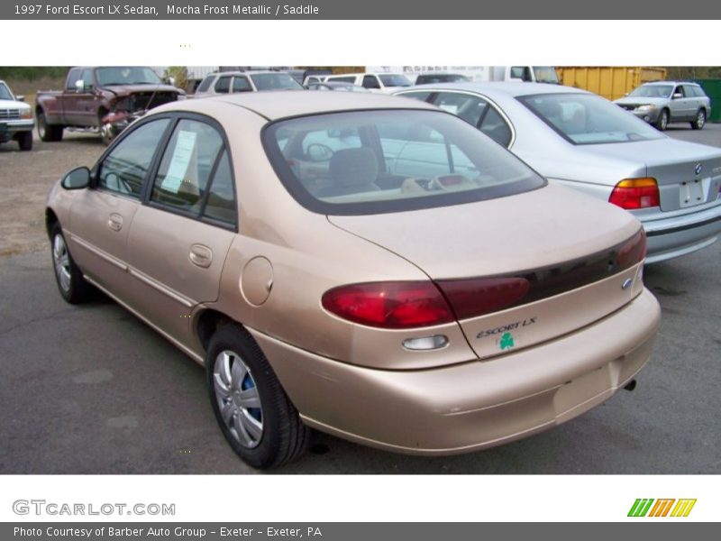 Mocha Frost Metallic / Saddle 1997 Ford Escort LX Sedan