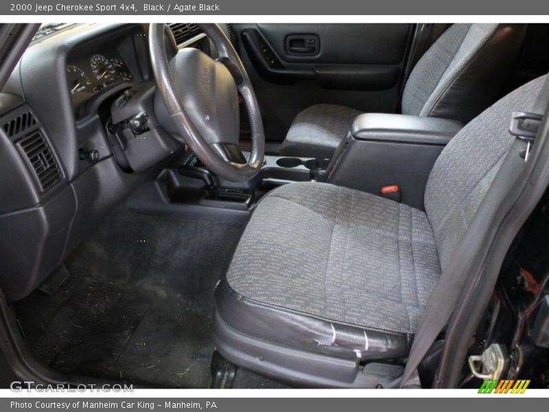 Black / Agate Black 2000 Jeep Cherokee Sport 4x4