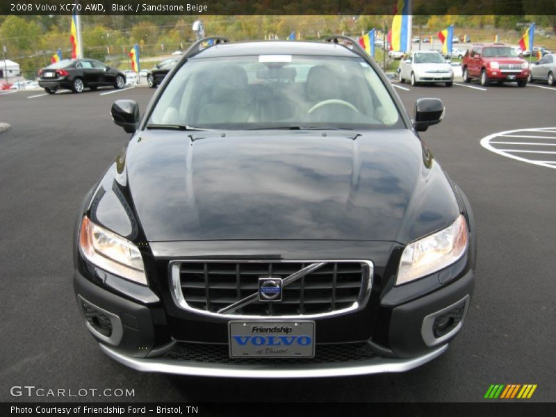 Black / Sandstone Beige 2008 Volvo XC70 AWD