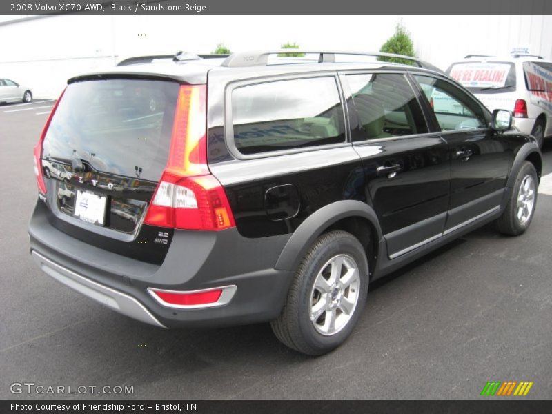 Black / Sandstone Beige 2008 Volvo XC70 AWD