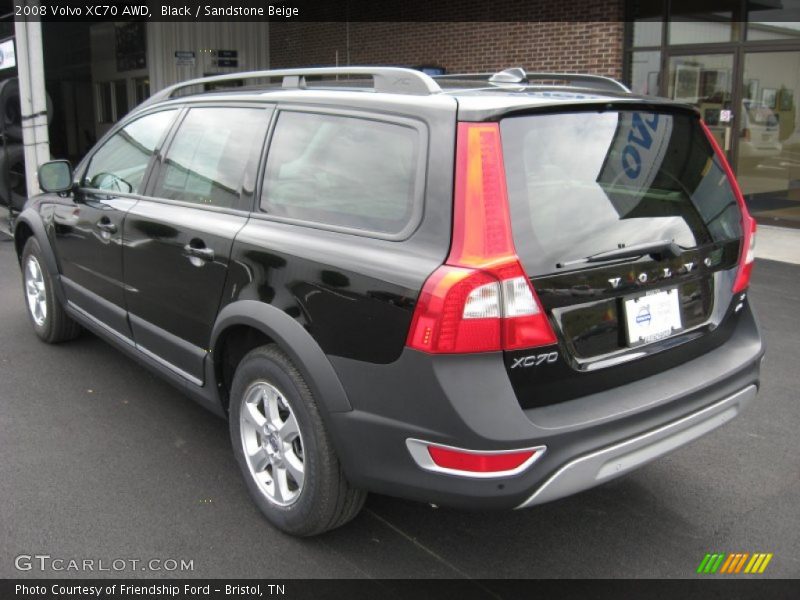 Black / Sandstone Beige 2008 Volvo XC70 AWD