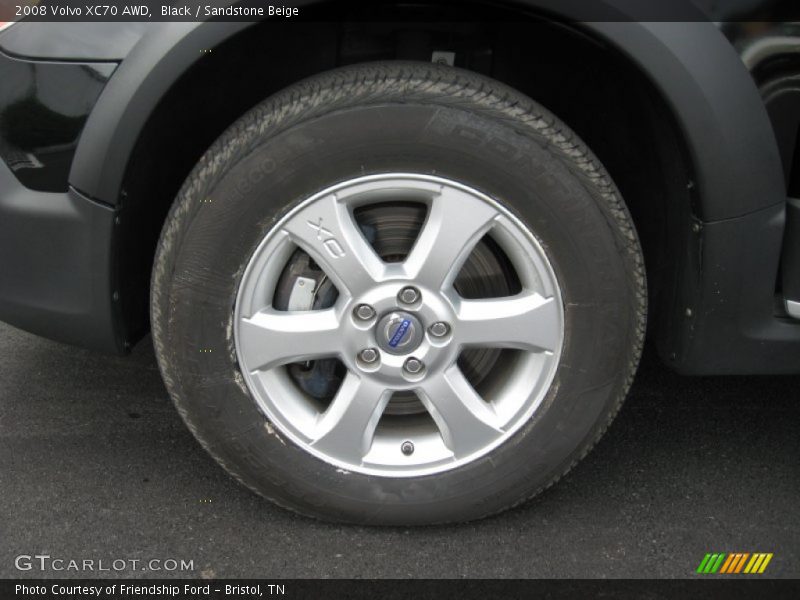 Black / Sandstone Beige 2008 Volvo XC70 AWD
