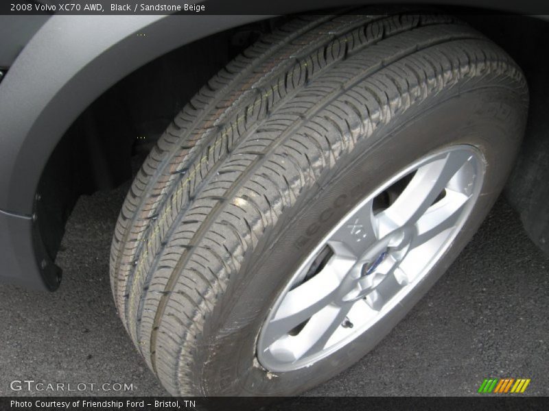 Black / Sandstone Beige 2008 Volvo XC70 AWD