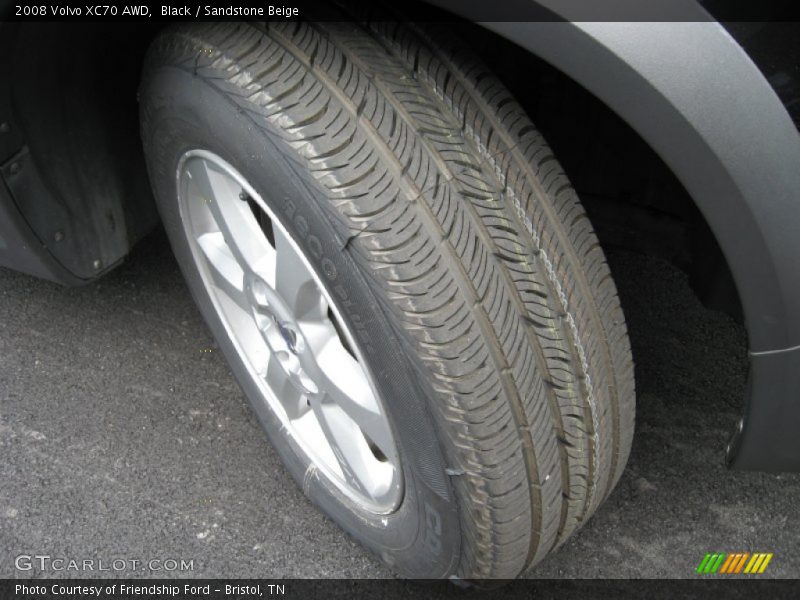 Black / Sandstone Beige 2008 Volvo XC70 AWD
